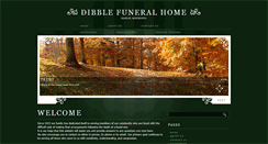 Desktop Screenshot of dibblefuneralhome.com